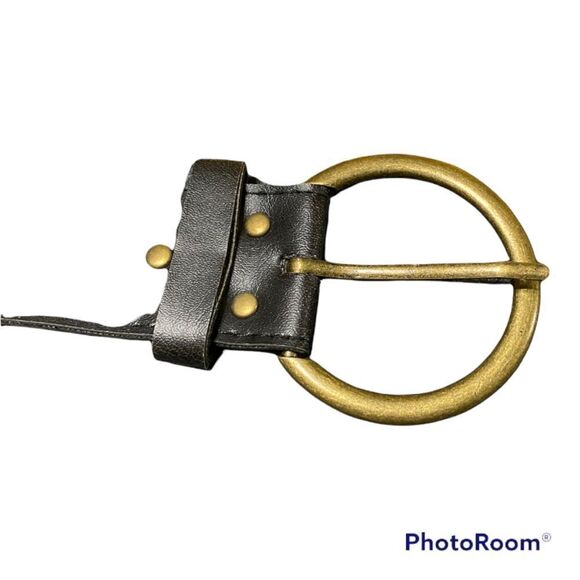 Vintage Studded Brown Belt - Picture 3 of 9